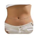VAMA Adjustable Silver Multipurpose Neck, Wrist, Ankle Chain Waist Hip Belly Chain Kamarband Body Beads Chains Kamar karddhani Kamar bandh Saree Vaddanam for Girls & Women...