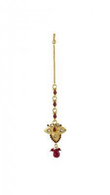 Vama Fashions Borla Maang teeka Tikka Mangtika Mang tika for Wedding Bridal