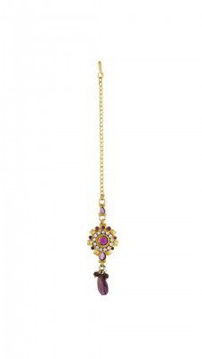 Vama Fashions Borla Mang teeka tika Mangtika Maang Tikka for Wedding Traditional