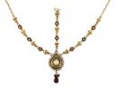 Vama Fashions Gold Plated Matha Patti Damini Stone Drop Maang Tikka Design Teeka Jewellery For Women Wedding...