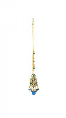 Vama Fashions Maang teeka Mang Tikka tika Mangtika Damini Jewellery Set for Women