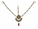 Vama Fashions Maang Tikka Matha Patti Traditional Stone Damini Multicolor Teeka For Women And Girls...