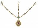 Vama Fashions Traditional Gold Plated Matha Patti Damini Drop Design Maang Tikka Tika For Women Wedding...
