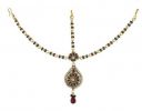 Vama Fashions Traditional Maang Tikka Stone Matha Patta Drop Design Borla MangTika For Women Wedding...
