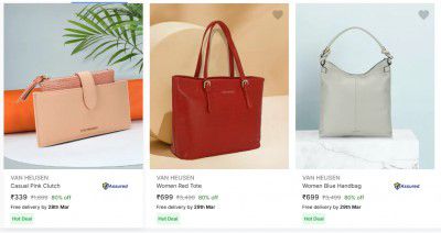 Van Heusen Women HandBags Upto 80% Off