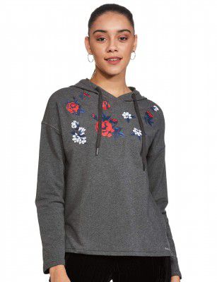 Van Heusen Cotton Women Athleisure Antiviral Hooded Sweatshirt - Moisture Wicking, Ultra Soft, Reflective Trim