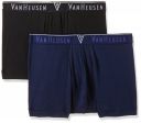 Van Heusen Men Antibacterial 100% Super Combed Rib Cotton Trunks - Pack of 2...