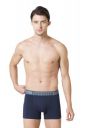 Van Heusen Men Denim Jacquard Waistband Trunks - Plush Back Elasticized Waistband, Contrast Stitch...