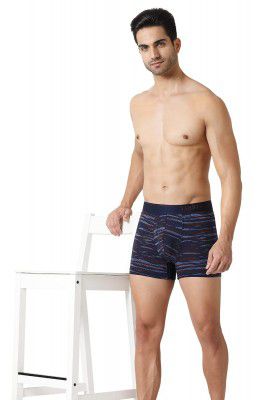 Van Heusen Men Polyamide 4 Way Stretch Trunks - Body Defining Fit, Allover Print_30048_Spp-13_S, Multicolor, Small