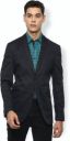 VAN HEUSEN Men Self Design Single Breasted Formal Blazer (Black)...