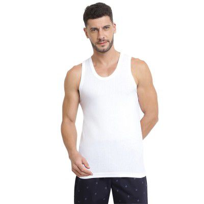 Van Heusen Men Vest - 100% Combed Cotton - Ultra Soft, Label Free, Wider Straps