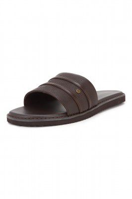 Van Heusen Men's Brown Flip Flops Slipper