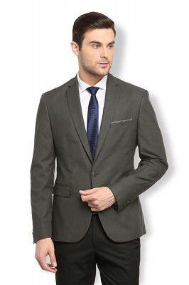 Van Heusen Mens Grey Blazer Skinny