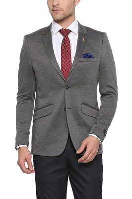 Van Heusen Mens Notch Lapel Slim Blazer