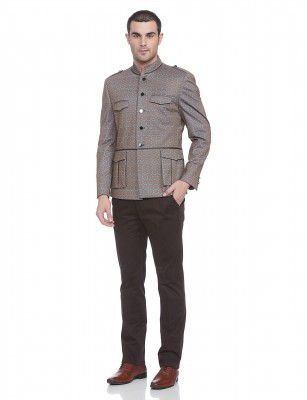 Van Heusen Men's Rayon Peak Lapel Suit
