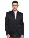 Van Heusen Mens Slim Fit Blazer (8907355322745 VDBZ1E21989 40 Black with Grey)...
