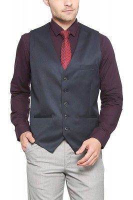 Van Heusen Mens Synthetic Waistcoat