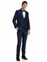 Van Heusen V Dot Mens Poly Viscose Shawl Collar Suit...
