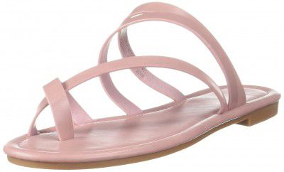 Van Heusen womens Flatform Sandal, Dark Pink, 4 UK