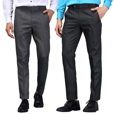 vandnam fabrics Formal Trousers for Men, Formal Pant for Men, Slim Fit Trousers