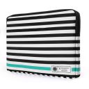 VanGoddy SLVLEA102_19 Luxe Sleeve Stylish Case Cover Bag for Apple MacBook Air/Pro/Retina 13 inch/iPad Pro (Stripes with Green)...