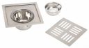 Vantage VAL- 198 (A) Stainless Steel Drain Cover Square Capsule with CCT And Removable Grate Plain Easy to Install & Clean...