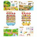 Vantagekart Birds, Animals, Vegetables, Fruits, Flowers, Shapes Educational Wall Posters/charts for Preschool kids, Learning Toy For Toddler- (Paper, 12x18-inch, Multi) - Set of 6...