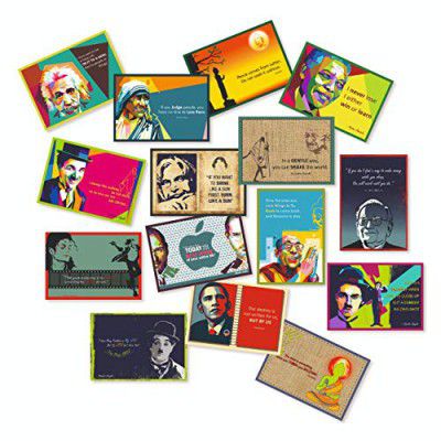 Vantagekart Motivational Inspirational Self Adhesive Posters -Set of 15 Poster
