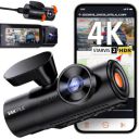 Vantrue N4 Pro 3 Channel 4K WiFi Dash Cam, STARVIS 2 IMX678 Night Vision, 4K+1080P+1080P Front Inside and Rear Triple Car Camera, Voice Control, GPS, 4K HDR, 24 Hours Parking Mode, Support 512GB Max...