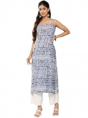 Varanga Women Silk Printed Kurta Set