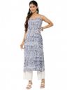 Varanga Women Silk Printed Kurta Set...