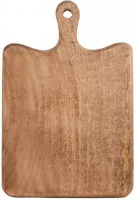 Varsha Funiture Wooden Natural Chopping Cutting Board for Kitchen Vegetables, Fruits & Cheese-(Brown)