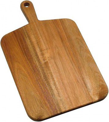 Varsha Funiture Wooden Natural Chopping Cutting Board for Kitchen Vegetables, Fruits & Cheese-(Rustic Brown)