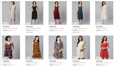 Varushka Dresses Upto 90% Off | Start at Rs 299


