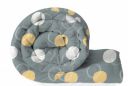 VAS COLLECTIONS 220 GSM Reversible Microfiber AC Comforter/Blanket/Quilt/Duvets for Winter Single Size Bed (240X152 cm, Grey & Orange)...