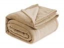 VAS COLLECTIONS Polyester Premium Plush Summer Single Solid Bed Dohar/Ac Blanket | 200 GSM Reversible Lightweight Cozy Soft for Bed, Sofa, Couch, Travel & Camping| 225X150 Cm - Beige...