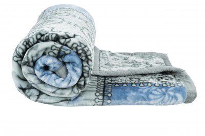 Vas Collections Super Soft Cloudy Printed Double Bed Polyester Blanket for Heavy Winter