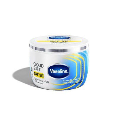 VASELINE Cloud Soft SPF 50 PA ++++ Light Moisturiser, 200 ml