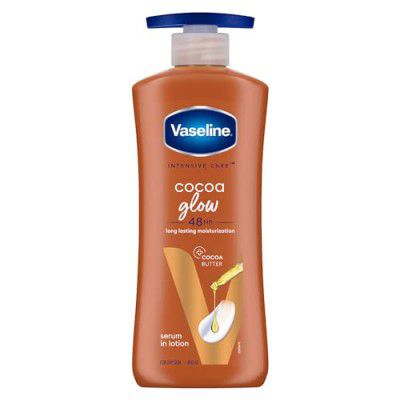 Vaseline Cocoa Glow Serum In Lotion - 400 ml | 100% Pure Cocoa & Shea Butter