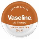 Vaseline Lip Theraphy COCOA LIPS with Cocoa butter 20g Retro Tin, Transparent...
