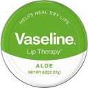 Vaseline Therapy Lip Balm Tin, Aloe Vera, Green, 17 g...