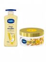 VaselineDeep Moisturization Combo-Deep Moisture Body Lotion 400ml & Silky Body Creme 180g...