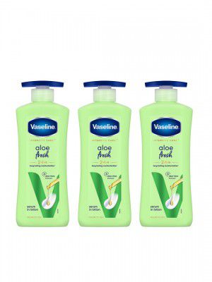 VaselineSet of 3 Aloe Fresh Body Lotion with 24 HR Long Lasting Moisturisation-400ml Each