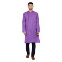 VASTRAMAY Men's Light Blue Mix Cotton Only Kurta...
