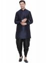 VASTRAMAY Mens Silk Blend Kurta And Dhoti Set - Classic Ethnic Attire...
