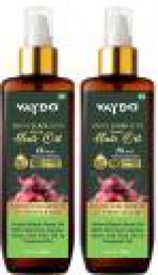 vaydo Onion Black Seed Hair Oil - Controls Hair Fall - No Mineral Oil, Silicones & Synthetic Fragrance - (400mL) Hair Oil  (400 ml)