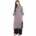 Vbuyz Women Rayon Straight Kurta and Palazzo (VF-KU-464)...