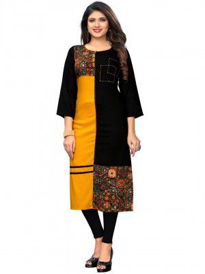 Vbuyz Women's Rayon Regular Kurta?