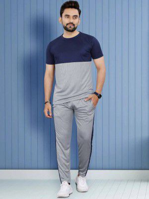 VeBNoR  Colorblock Men Track Suit