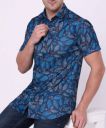 VeBNoR  Men Regular Fit Printed Spread Collar Casual Shirt...